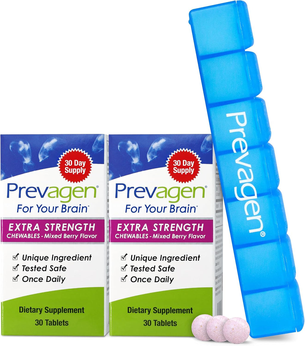 Prevagen Extra Strength Mixed Berry Chewables - 60 comprimidos masticables