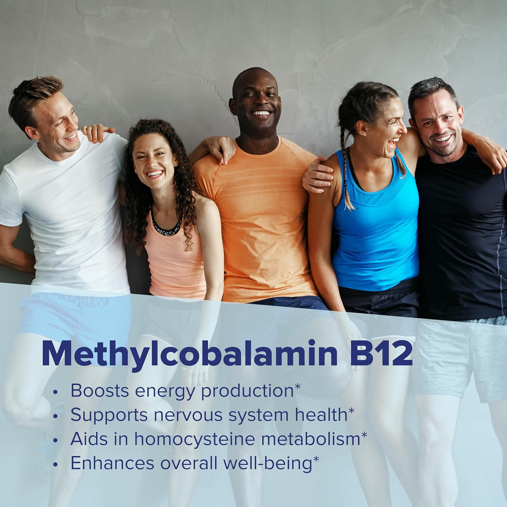 Superior Source Vitamina B12 Metilcobalamina 2500 mcg Comprimidos Sublinguales, 90 Unidades