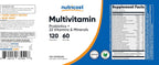 Nutricost Multivitamínico con Probióticos 120 Cápsulas Vegetarianas - Alto en Vitaminas y Minerales