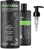 Aceite de Camelina 100% Puro para Perros - 946 ml - Suplemento Natural con Omega 3, 6 y 9 - NatrixOne