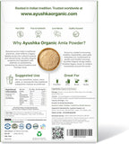 Ayushka Organic Amla en Polvo (Amalaki) – Grosella India Orgánica 250g