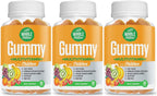Whole Nature Multivitamínico Infantil - 90 Gomitas con Sabor a Fruta, Sin Azúcar Artificial, Sin Lácteos ni Gluten