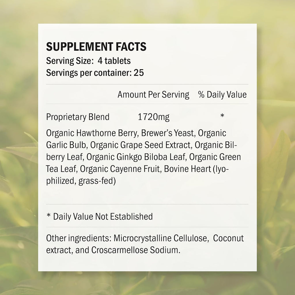 NutriPlex Formulas Cardio Food - Complemento Alimenticio para el Corazón y la Circulación
