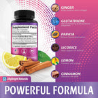 Glutatión 1500 mcg con Vitamina C - Suplemento para el Cuidado de la Piel - 60 Cápsulas