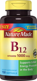 Nature Made Vitamina B12 1000 mcg Cápsulas blandas, 150 uds