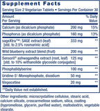 Life Extension Cognitex Elite, 60 comprimidos – con salvia, arándano, ashwagandha, fosfatidilserina y vinpocetina
