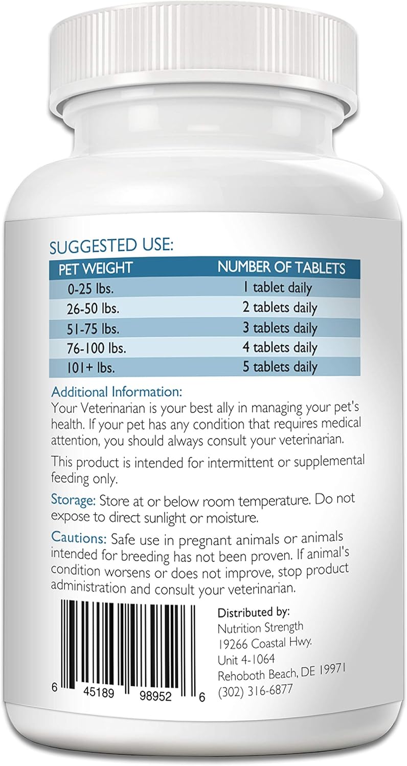 Nutrition Strength Coenzima Q10 para Perros - Ubiquinol, 120 Comprimidos Masticables