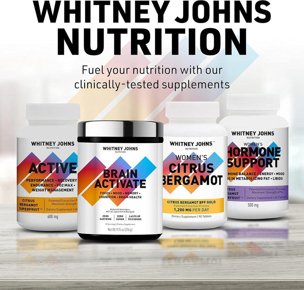 Whitney Johns Citrus Bergamot para Mujeres, 1200 mg, 90 Comprimidos
