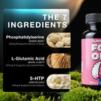 FOG OFF Suplemento para Niebla Mental - Cápsulas de Enfoque y Claridad con Vitamina B1, Maca Negra y Fosfatidilserina