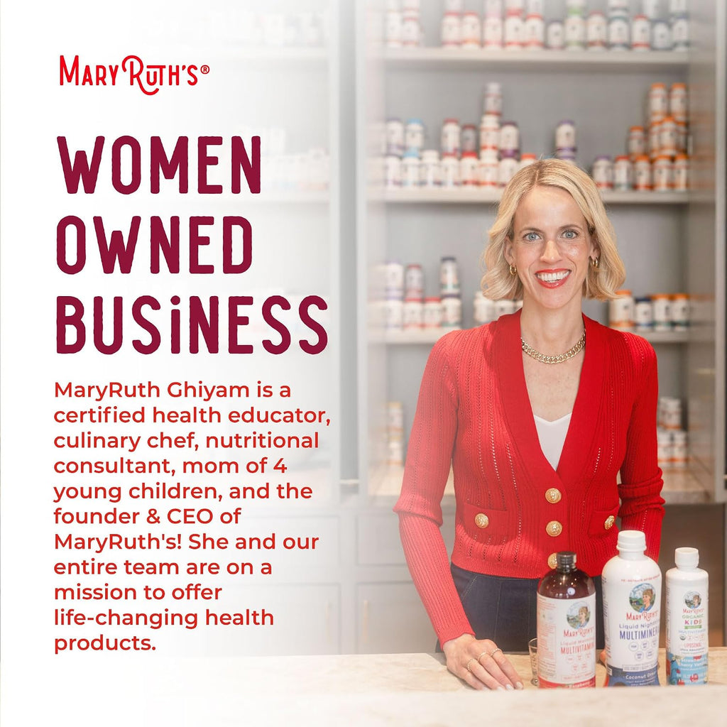 MaryRuth's Multivitamínico Liposomal para Hombres - Líquido Sin Azúcar, Vegano, 450 ml