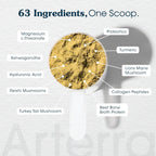 Suplemento en Polvo para Perros Mayores – 63 Ingredientes – Multivitamínico con Glucosamina, Probióticos y Omega-3 – 120 Dosis