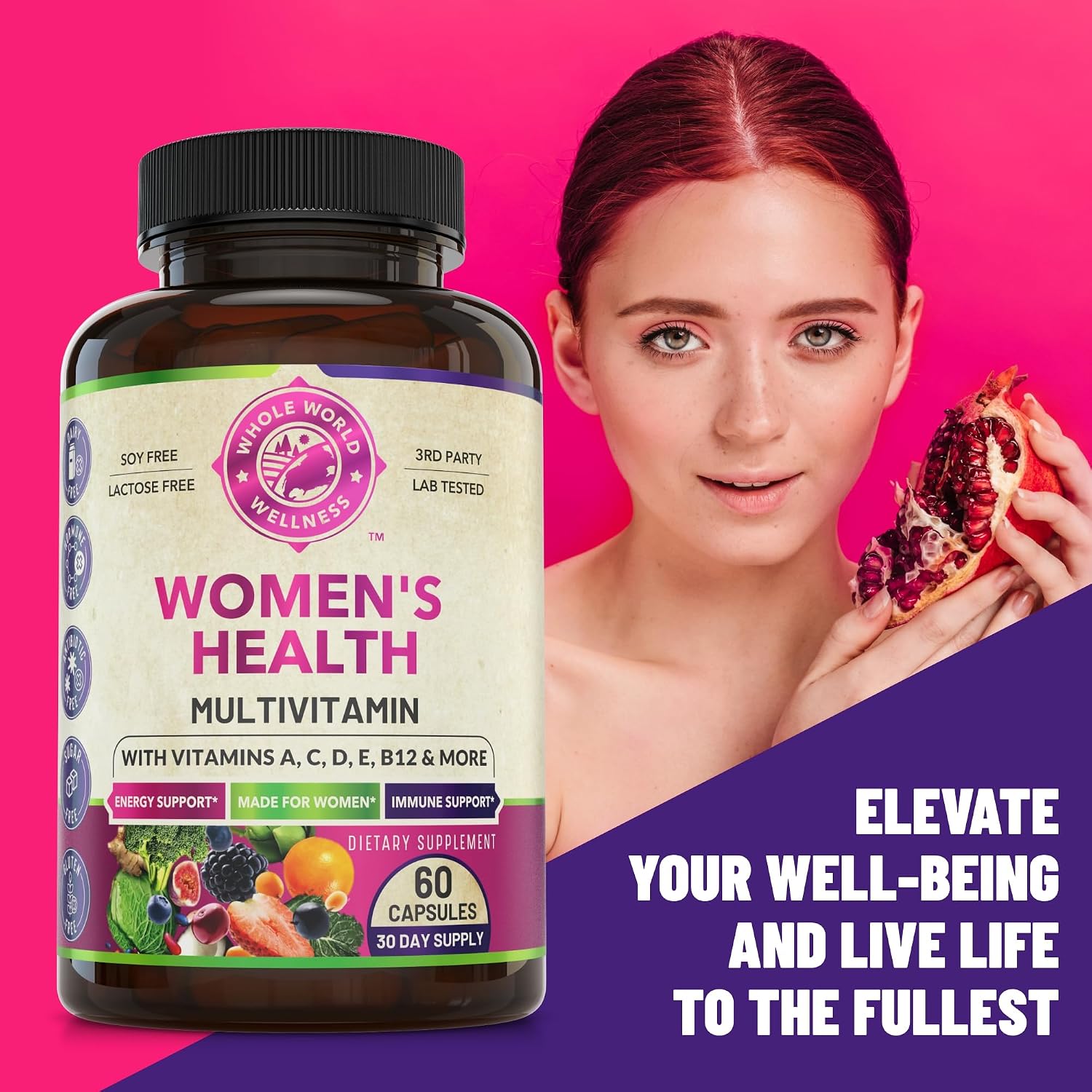 Multivitamínico y Multimineral Diario para Mujeres – WHOLE WORLD WELLNESS