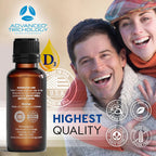 Advanced Trichology Vitamina D3 Líquida 5000 UI – Alta Absorción – 30 ml – 180 Dosis – Sin Gluten – Vegetariano