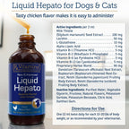 Rx Vitamins Liquid Hepato - Suplemento Líquido para el Hígado con Cardo Mariano y Vitaminas B - Sabor a Pollo (118 ml)