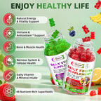 Alliwise Gominolas Multivitamínicas de Frutas y Verduras sin Azúcar - 120 uds.
