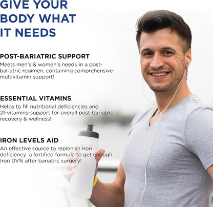 NOON VITAMINS Multivitamínico bariátrico con hierro – 60 cápsulas líquidas – Image 5