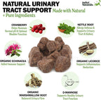 Deley Naturals Complemento Urinario para Perros - Snacks de Cranberry - Apoyo a la Vejiga y Salud Renal - 120 Snacks Sabor Pollo