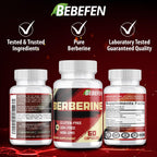 Berberina HCL Suplemento - 60 Cápsulas - No OGM | Sin Gluten