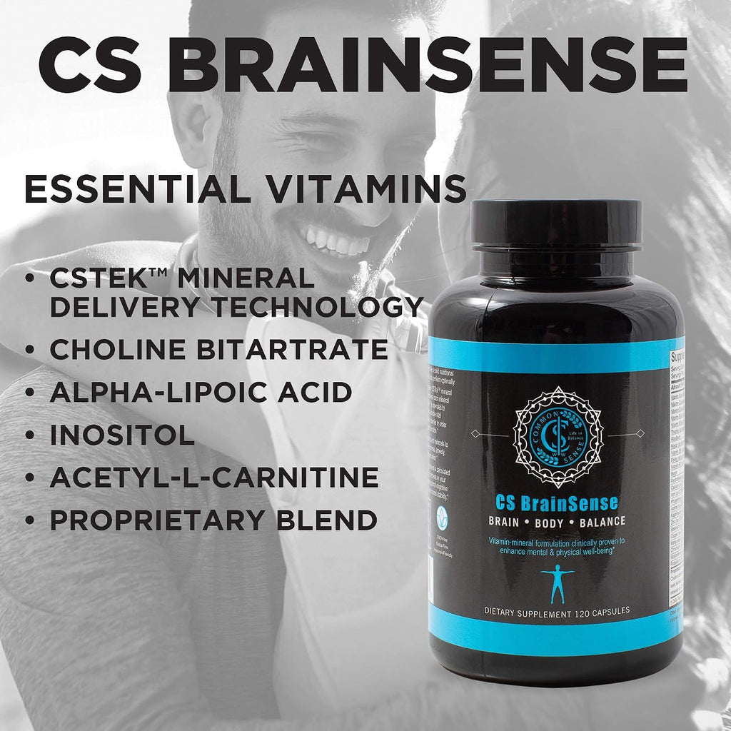 BrainSense – Suplemento para el Estado de Ánimo y la Claridad Mental, 120 Cápsulas