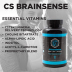 BrainSense – Suplemento para el Estado de Ánimo y la Claridad Mental, 120 Cápsulas