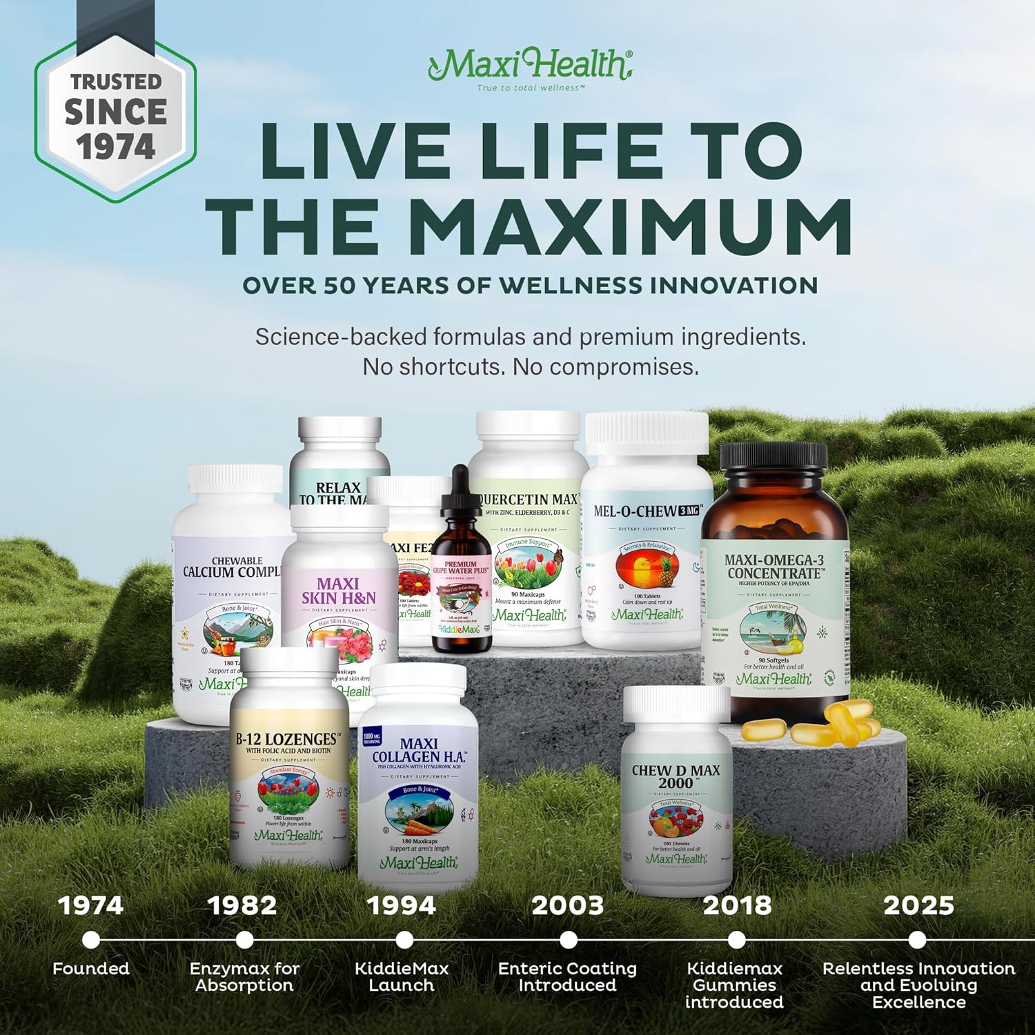 Maxi Health Multivitamínico para Chicas Adolescentes 12-17 - 120 Comprimidos
