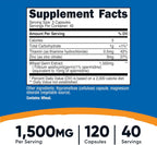Nutricost Espermidina Extracto de Germen de Trigo, 120 Cápsulas para 40 Raciones - Vegetariano, Sin OGM