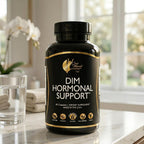 Cocó March DIM Suplemento para Mujeres – Apoya el Equilibrio Hormonal, Cuidado de la Piel y Metabolismo Natural del Estrógeno – Desintoxicación y Salud Celular – Sin Gluten, Sin Soja, Sin Lácteos, Vegano y Keto – 60 Cápsulas