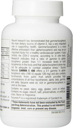 Source Naturals Gamma E 400, 60 cápsulas blandas