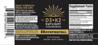 Surthrival Concentrado Daylight Vitamina D3+K2, 0.5 oz (270 dosis)