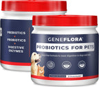 Geneflora Digestive Enzymes & Probiotics para Perros - Polvo 125g (Pack de 2)