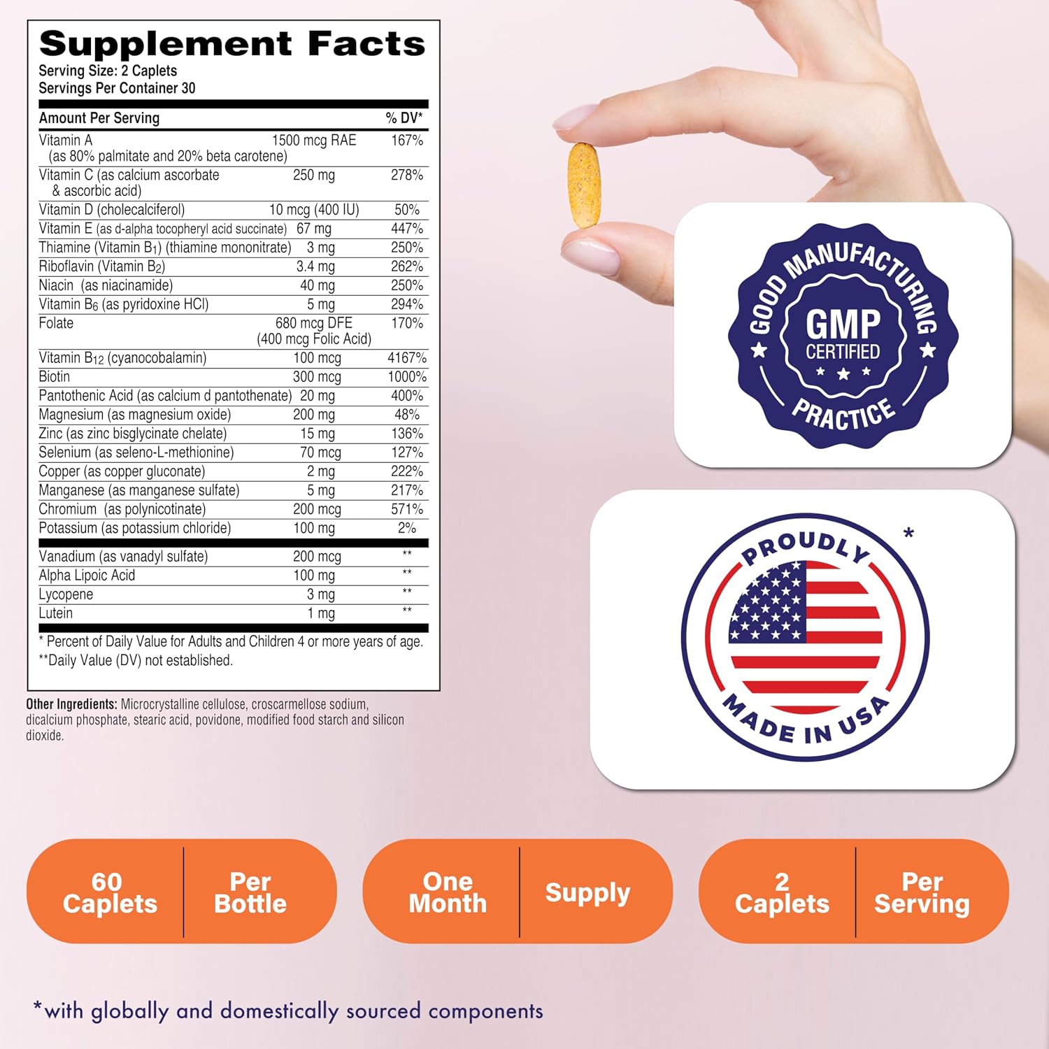 Health Thru Nutrition Ultra-Betic Multivitamínico 60 Comprimidos