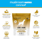 Om Mushroom Matrix Polvo de Melena de León para Mascotas, 200g