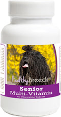 Healthy Breeds Multivitamínico Senior para Perros Bergamasco, 60 Comprimidos