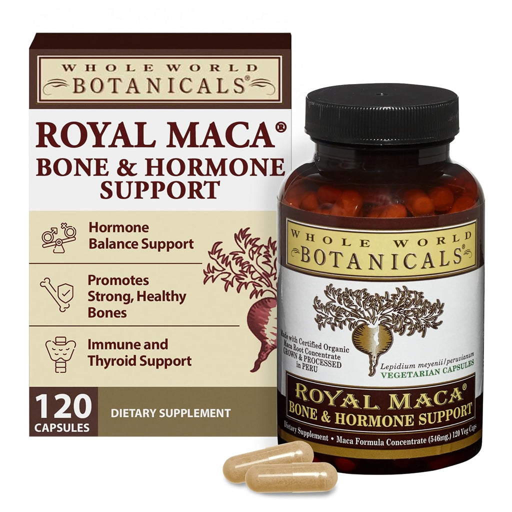 Whole World Botanicals Maca Real Soporte Óseo