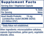 Life Extension FLORASSIST® Probiótico Heart Health – Lactobacillus reuteri 30242, 60 Cápsulas