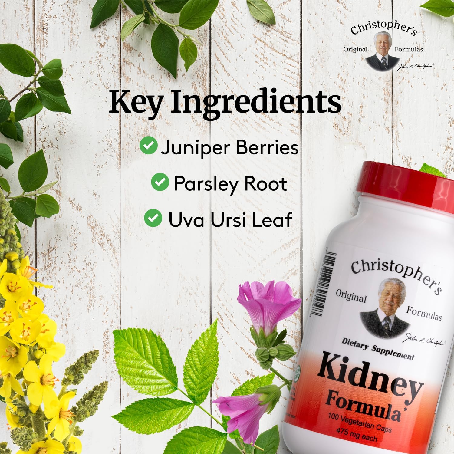 Christopher's Original Formulas Kidney Formula - 100 Cápsulas