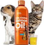 SimplyNatural Aceite de Salmón Salvaje de Alaska para Perros y Gatos, 300 ml