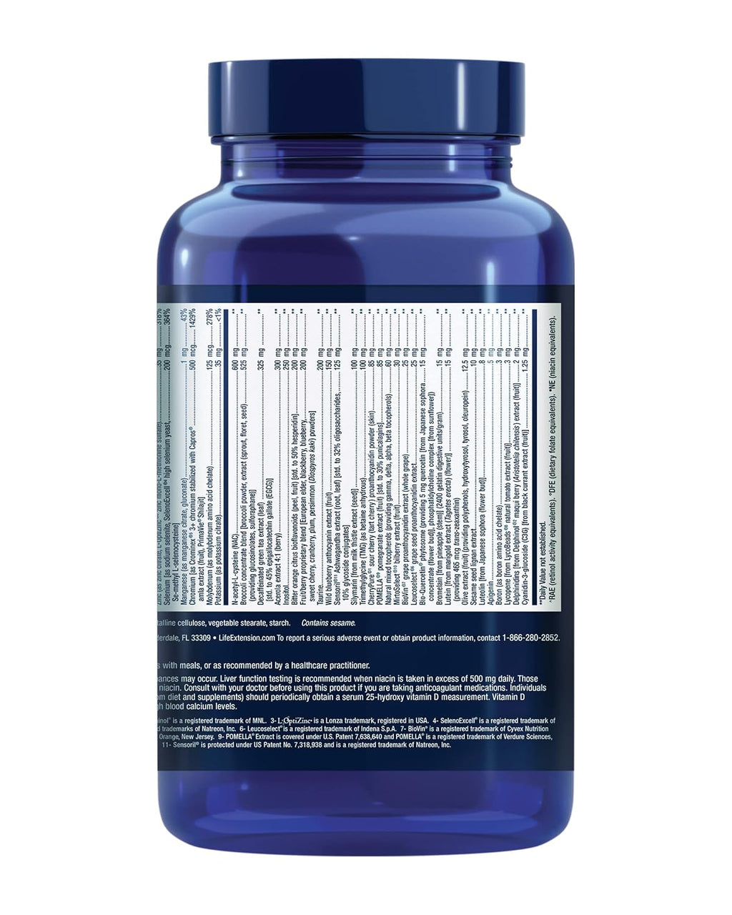 Life Extension Mix Cápsulas Sin Cobre - Fórmula Avanzada Multivitamínica y Mineral, 360 Cápsulas