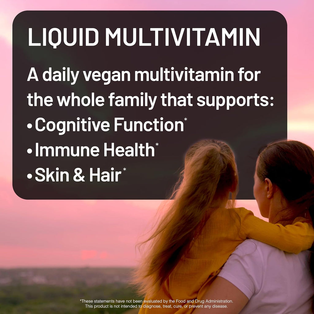 NatureWise Multivitamínico Líquido - Sin Azúcar, Vegano - 887 ml