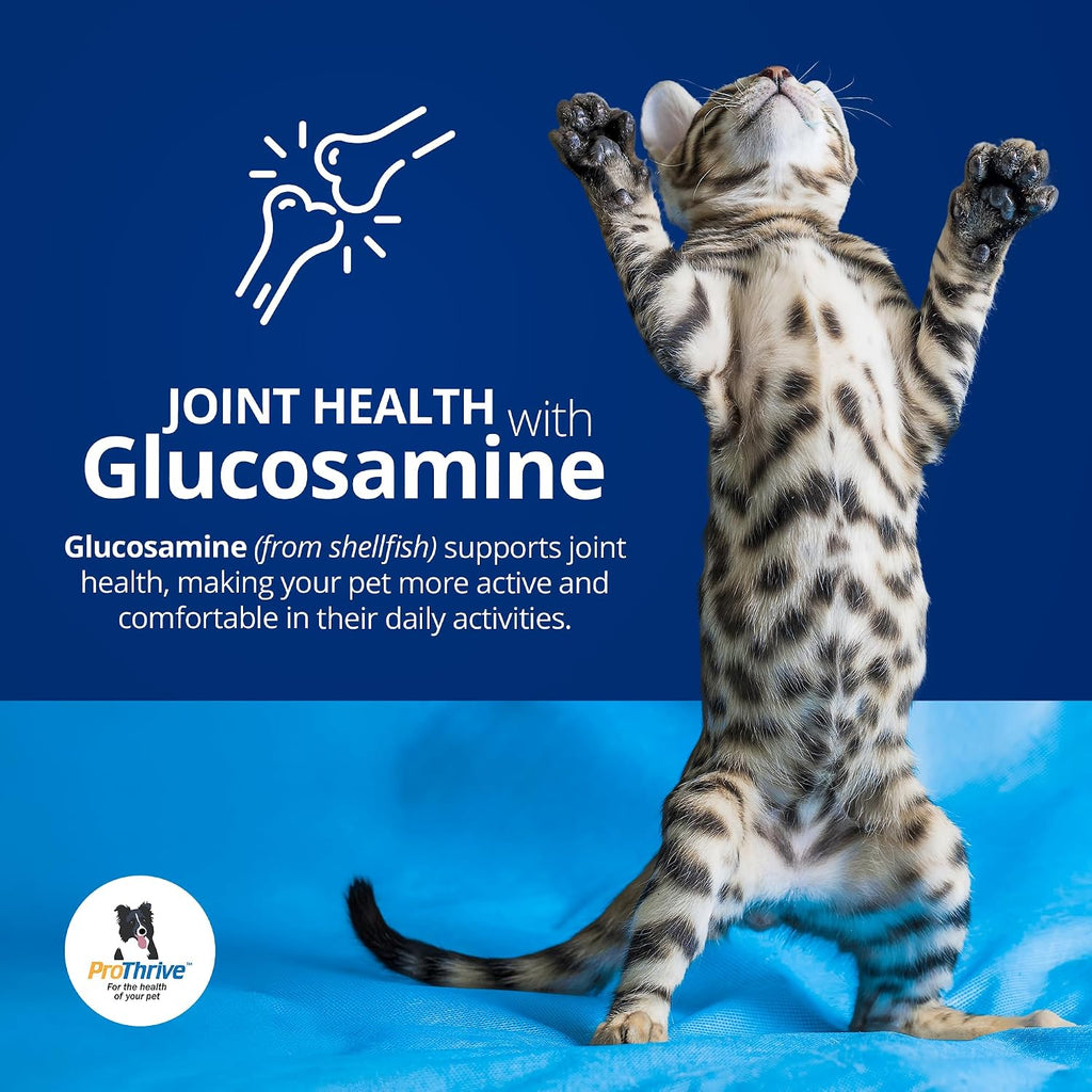 PROTHRIVE Spunky Digestive Supplement - Probióticos, Enzimas Digestivas, Soporte Articular para Perros y Gatos - 227g