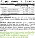 Igennus Sublingual Vitamin B12 Complex 1000mcg – Complejo de Vitamina B12 Bioactivo