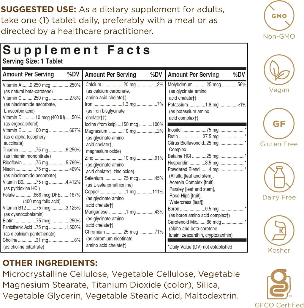 Solgar Formula VM-75 - 60 Comprimidos