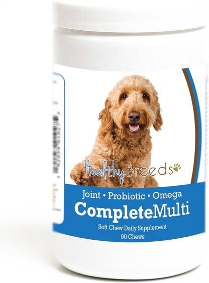 Healthy Breeds Goldendoodle All in One Multivitamin Soft Chew 90 Count – Image 1