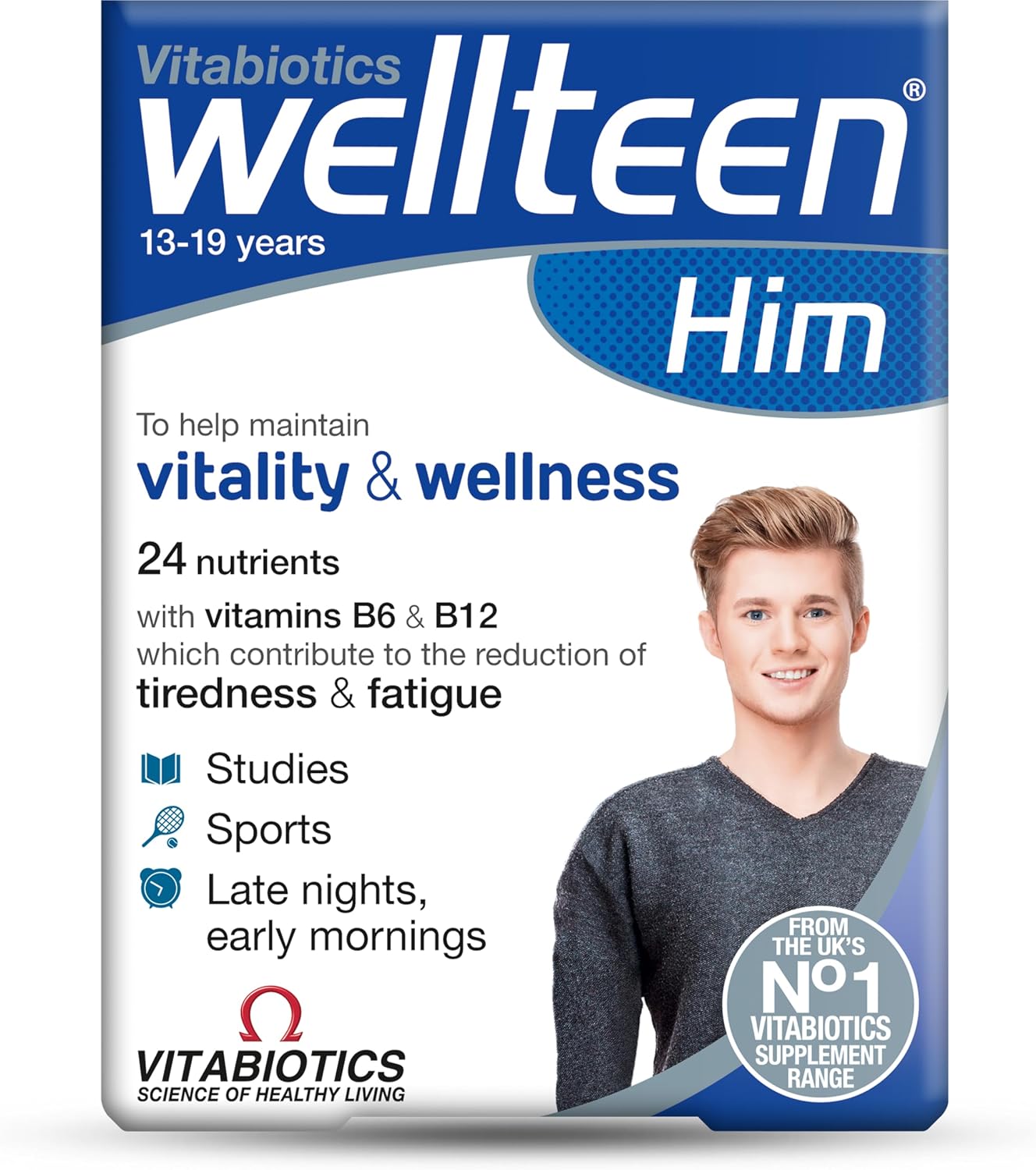 Wellteen de Vitabiotics para Él 30 comprimidos