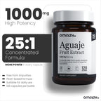 Amalth Aguaje Curves Cápsulas para Mujer 1000 mg - Extracto de Aguaje de Perú - 120 Cápsulas - Suplemento Natural No-GMO