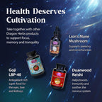 Dragon Herbs Diamond Mind - Suplemento para la memoria y concentración - 100 cápsulas