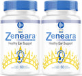 Zeneara Healthy Ear Support - Suplemento para la Salud Auditiva (2 Pack, 120 Cápsulas)