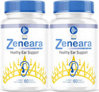 Zeneara Healthy Ear Support - Suplemento para la Salud Auditiva (2 Pack, 120 Cápsulas)