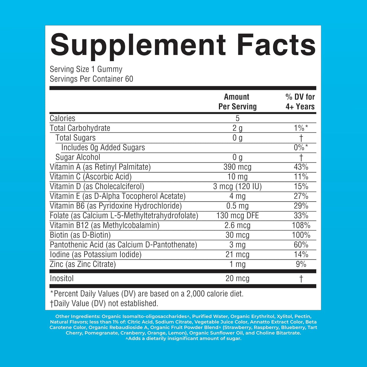 MaryRuth's Kids Multivitamin Gummies - – Vitamina D3: contribuye a la absorción y utilización normal del calcio y – Image 9