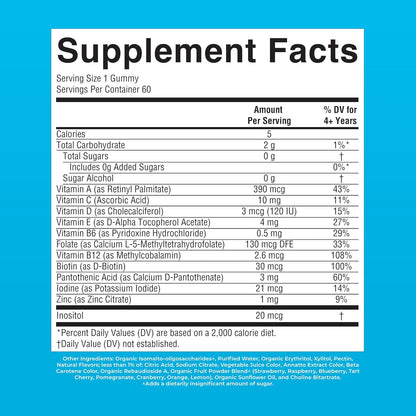 MaryRuth's Kids Multivitamin Gummies - – Vitamina D3: contribuye a la absorción y utilización normal del calcio y – Image 9
